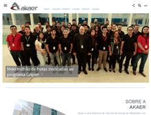 Tablet Screenshot of akaer.com.br
